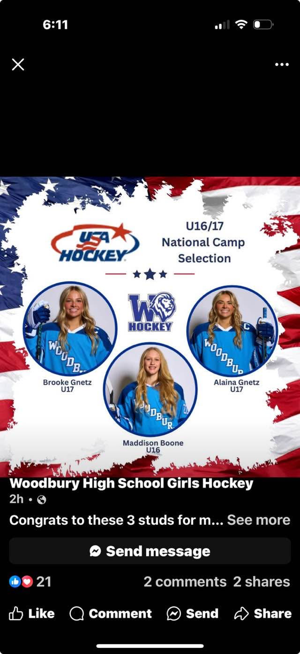 Alaina Gnetz USA Hockey